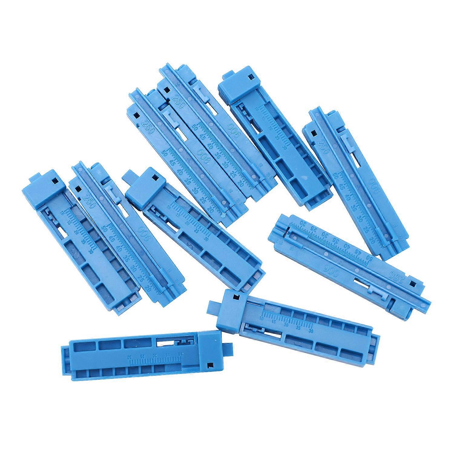 10Pcs 2 in 1 Economical Fixed Length Guiding Rail Fiber Optic Cable Stripper Optical Fiber Cutting