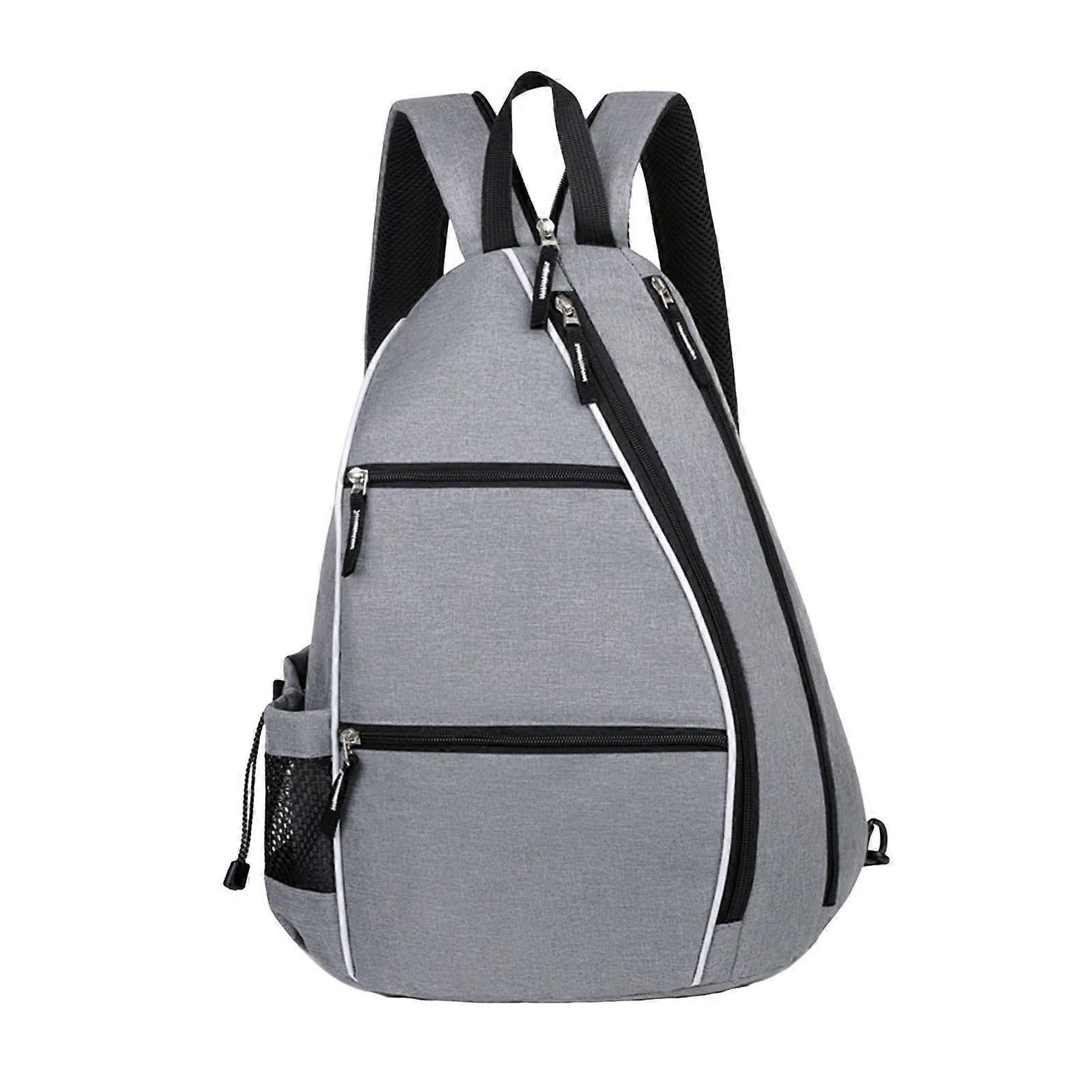 Pickleball Bag Tennis Badminton Racket Backpack Adjustable Sling Shoulder Sports Bag Pickleball Backpack with Water Bottle Holder