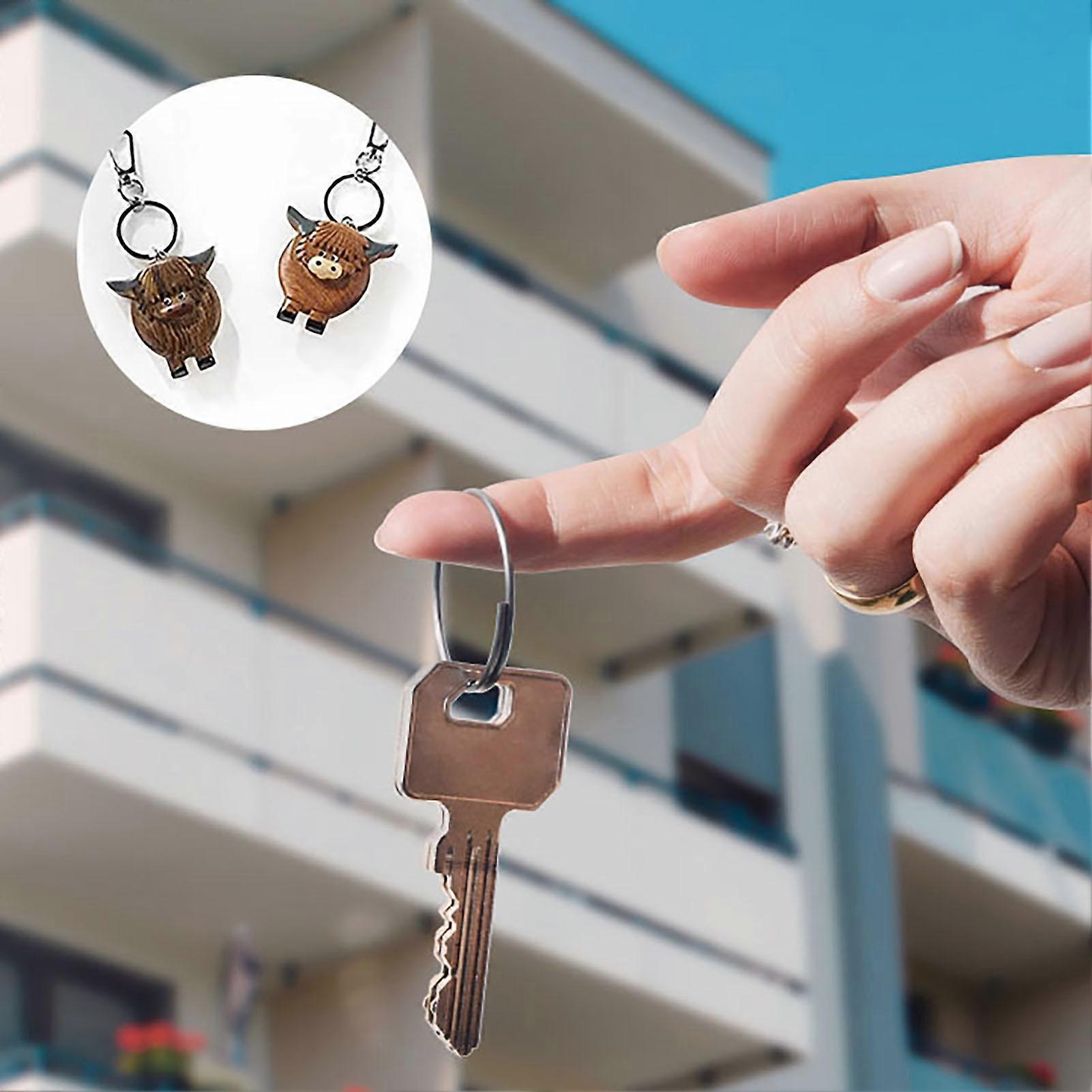 Handmade and Firne Workmanship Keyring Compact and Reliable Keychain for Wallets House Keys School Bags