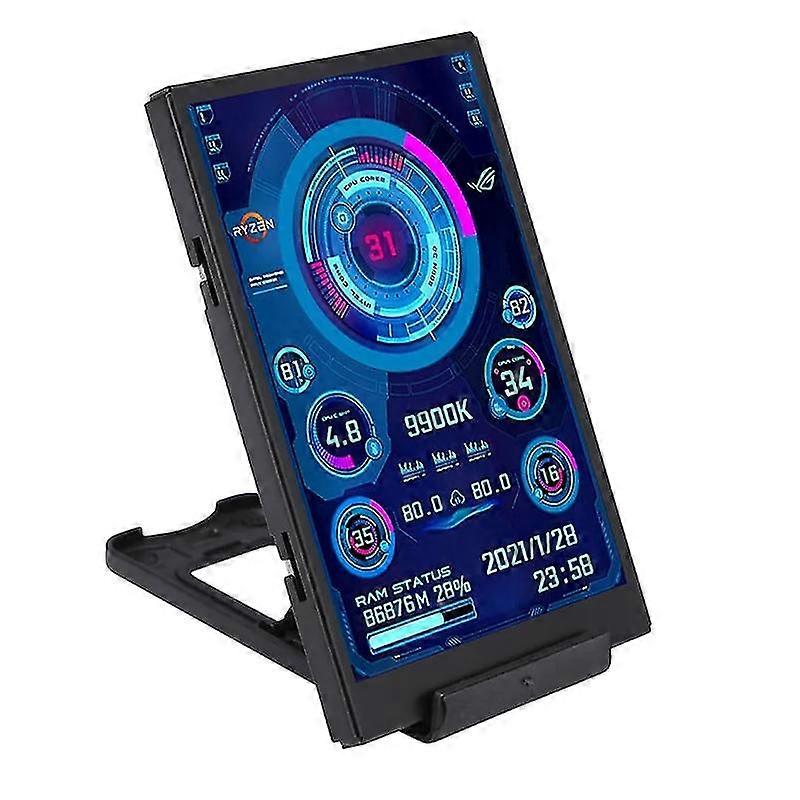 Nouveau 3,5 pouces IPS TYPE-C Écran secondaire Ordinateur CPU GPU RAM HDD MoniteurUSB Affichage pour AIDA64