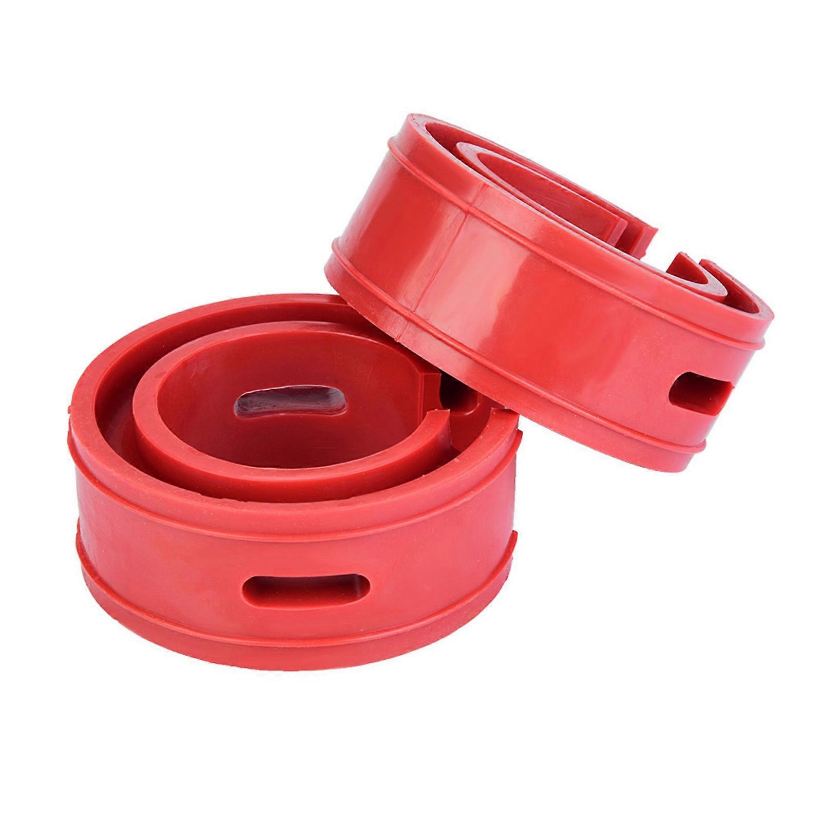 2pc Red Car Shock Absorber Buffer Spring Bumper Cushion Type D