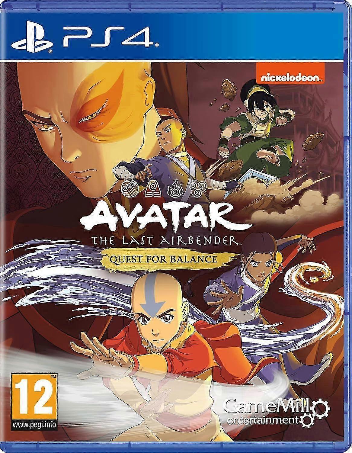 Avatar The Last Airbender Quest for Balance PS4 Game