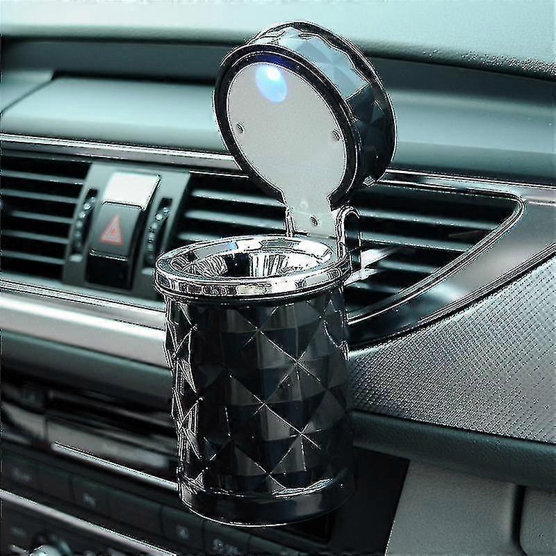 Car Multifunctional High Temperature Resistant Ashtray 1 Piece Black