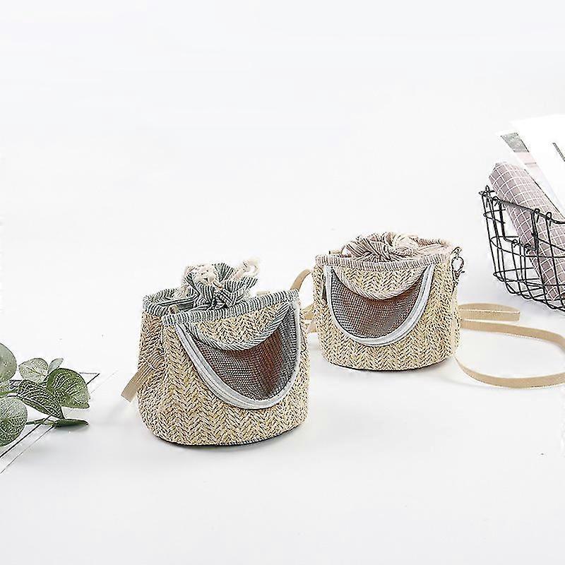 Yaju Portable Hamster Backpack Backpack Breathable Cool (1 Pcs, Brown)