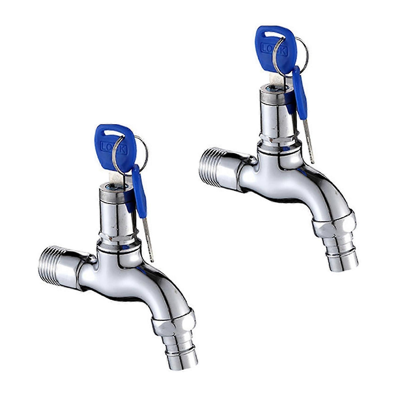 Anti-theft Faucet Water Tap With Lock Key Alloy Key Switch