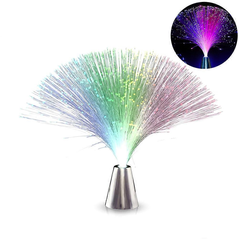 Led Color Changing Fiber Optic Fountain Night Light Lamp Home Decoration Luminous Toys
