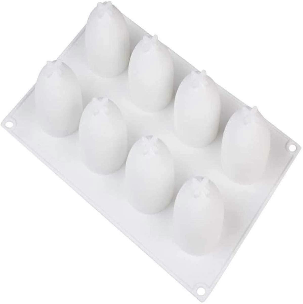 8 Holes Egg Silicone Mold Egg Mousse Mold Chocolate Mold Baking Mold