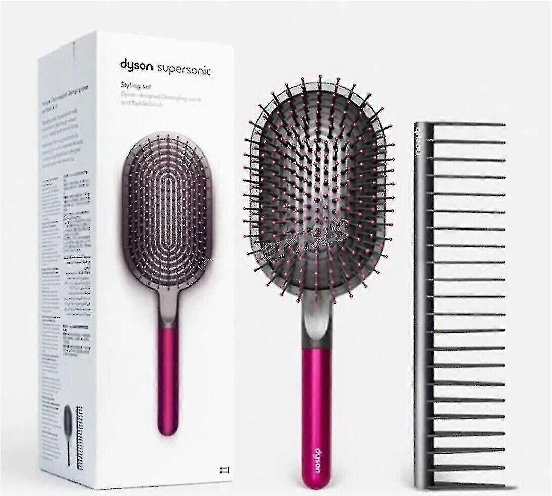 Supersonic Pettine E Spazzola A Palette Set Styling Fuchsianickel 4 Colori