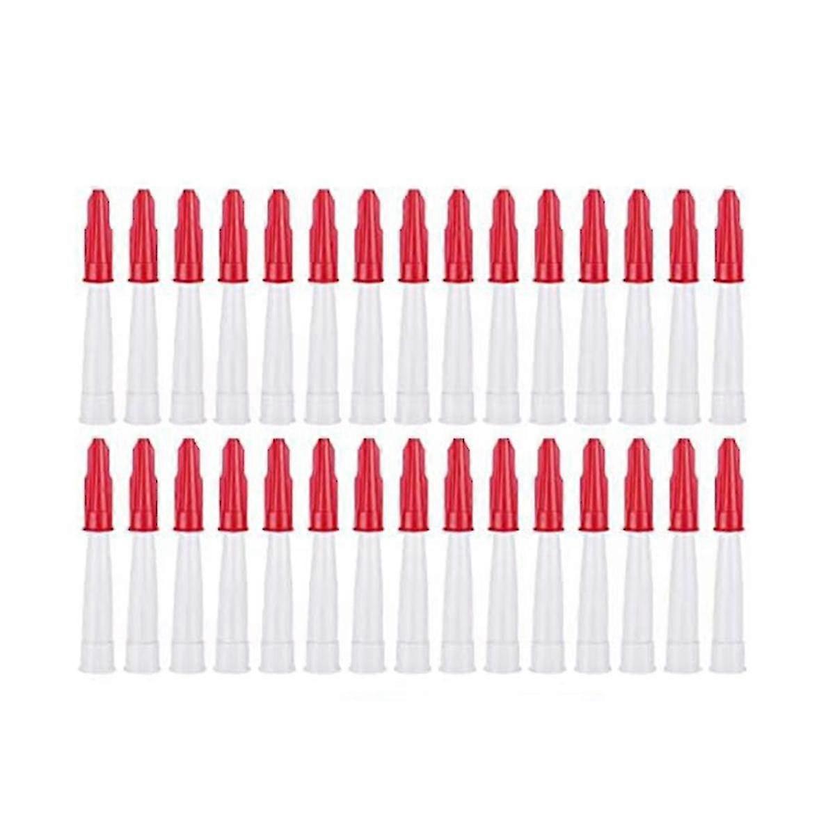 30 Pieces Caulk Extension Nozzle Plastic Caulk Nozzles Caulk Replacement Caulk Saving Cover Caulk Nozzles Applicator