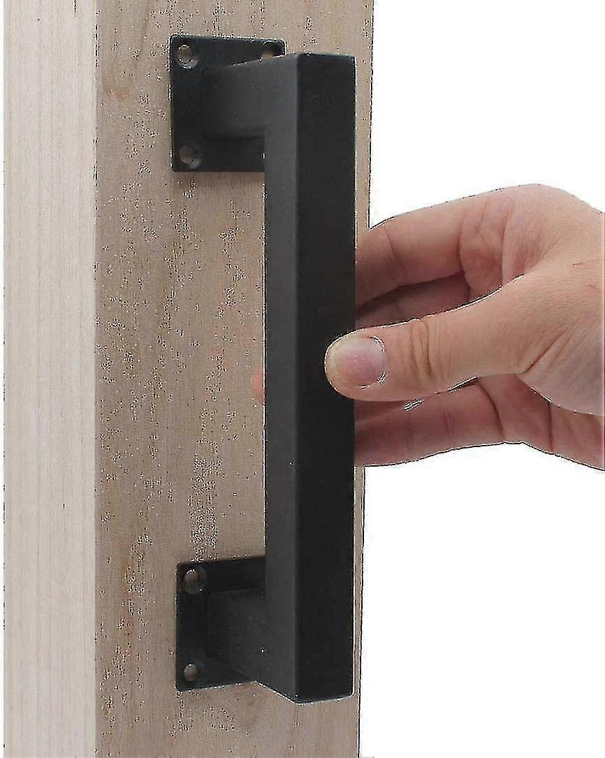 Barn Door Sliding Handle Set Antique Heavy Cast Iron Solid Door Iron Handle