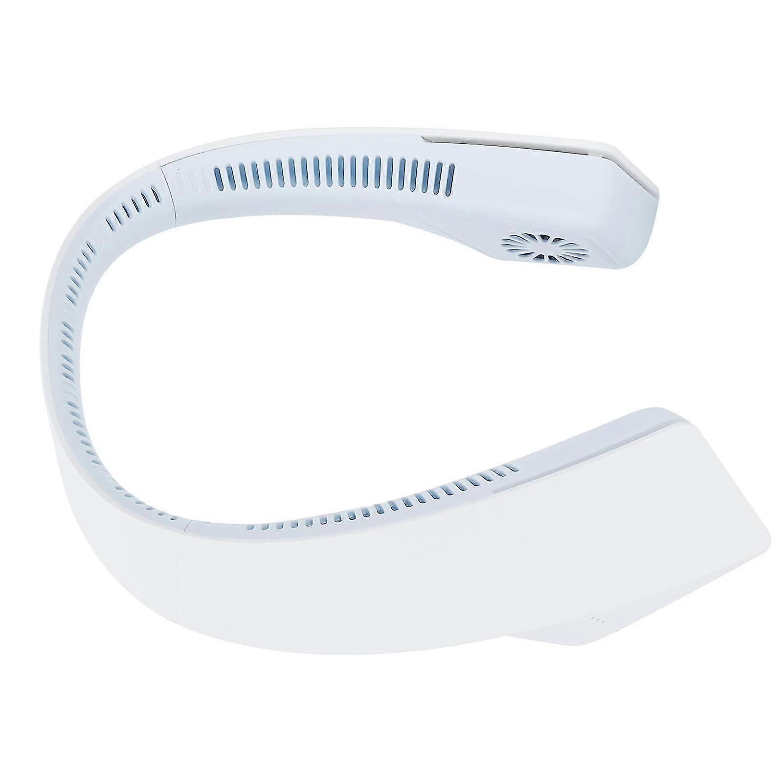 Adjustable Windpower Hanging Neck Fan (blue)