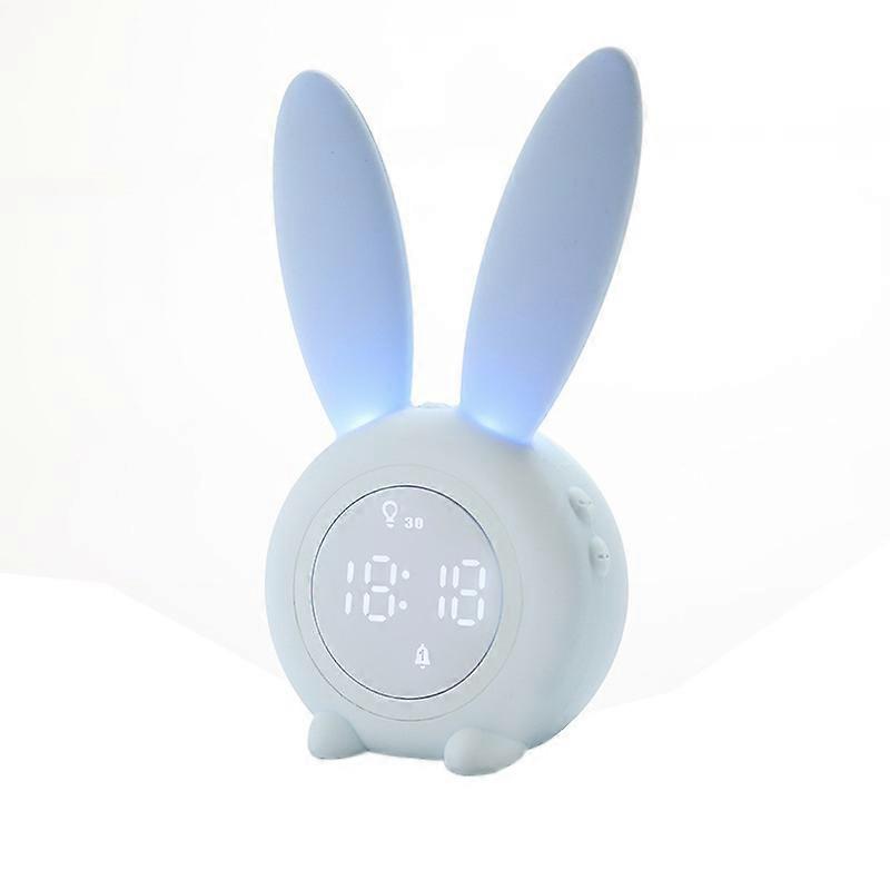 Cute Rabbit Alarm Clock Children's Creative LED Clock Student Ele