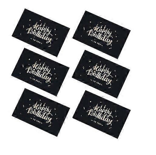 6pcs Paper Blessing Card For Writing Use