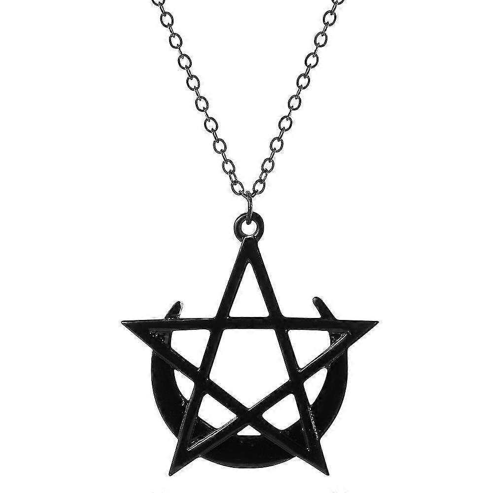 Pentagram Collier Hollow Plating Alloy Pendentif Collier