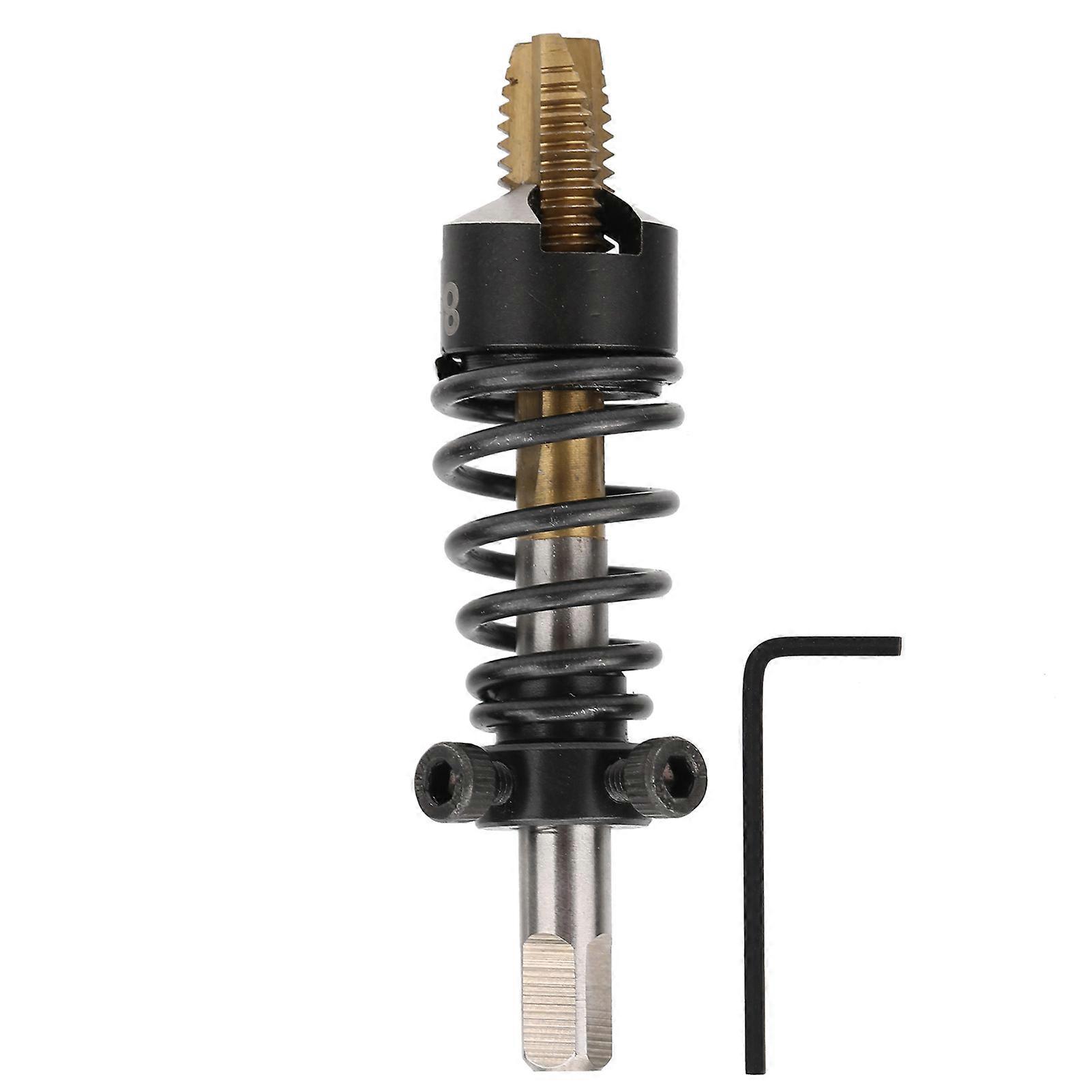 高速度鋼タッピング面取りストレートフルートねじタップ面取り 旋盤用面取り機(M8x1.25)