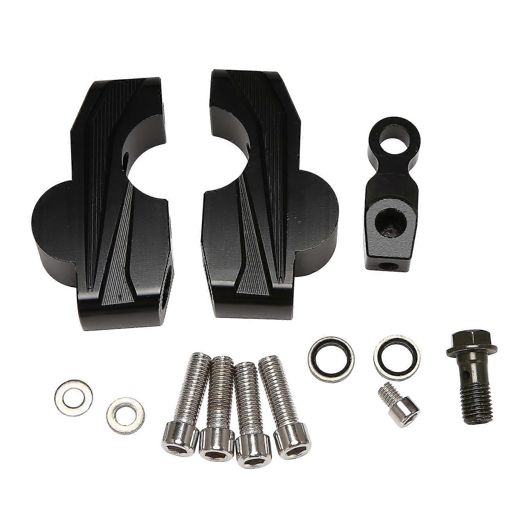 1 Pair Motorcycle Handlebar Riser Handlebar Clamp Extender Adapter for CB650R