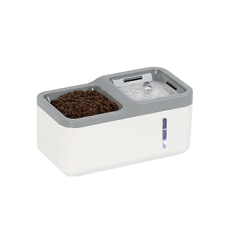 2-in-1 Automatic Water Dispenser Feeder Cat Water Fountain With LED Anti-Dry Multi-Function Silent Water Pump Water Dispenser