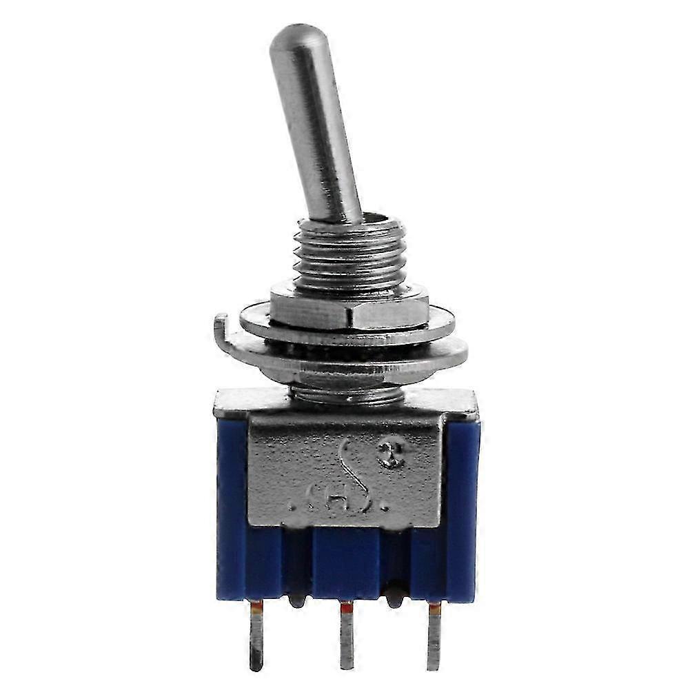 3-Pin Mini Latching Rocker Toggle Switch SPDT 2 Position On-On Momentary Switch