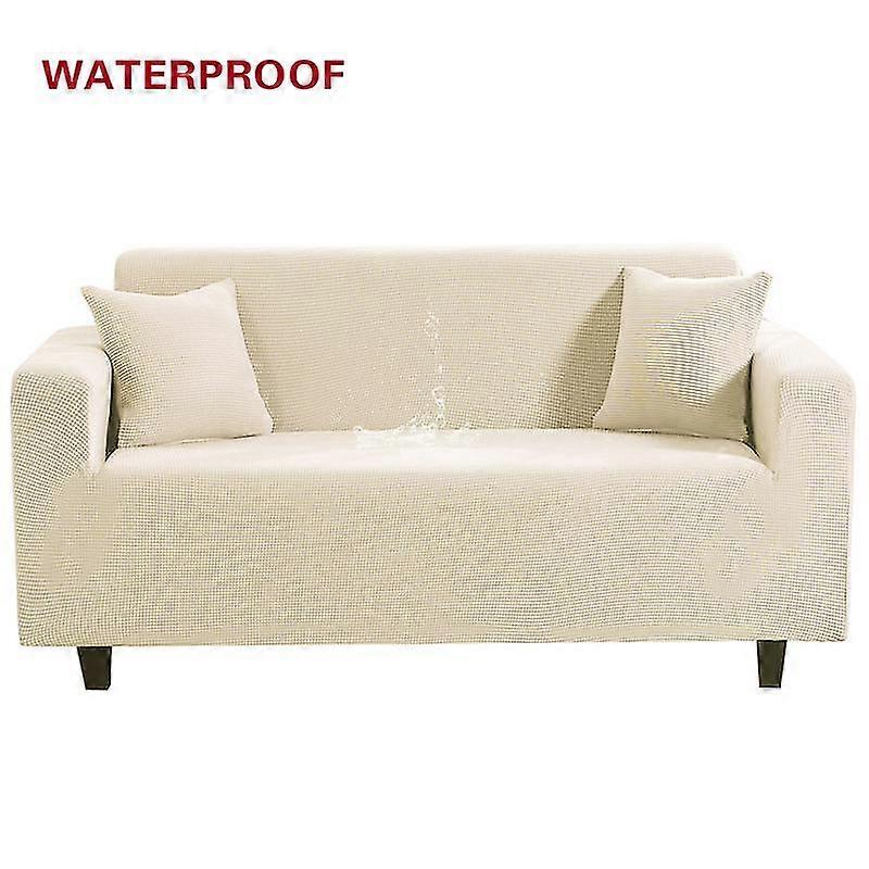 Elastisk sofadeksel vanntett ensfarget High Stretch Slipcover All-inclusive elastisk sofadeksel Sofatrekk for stue