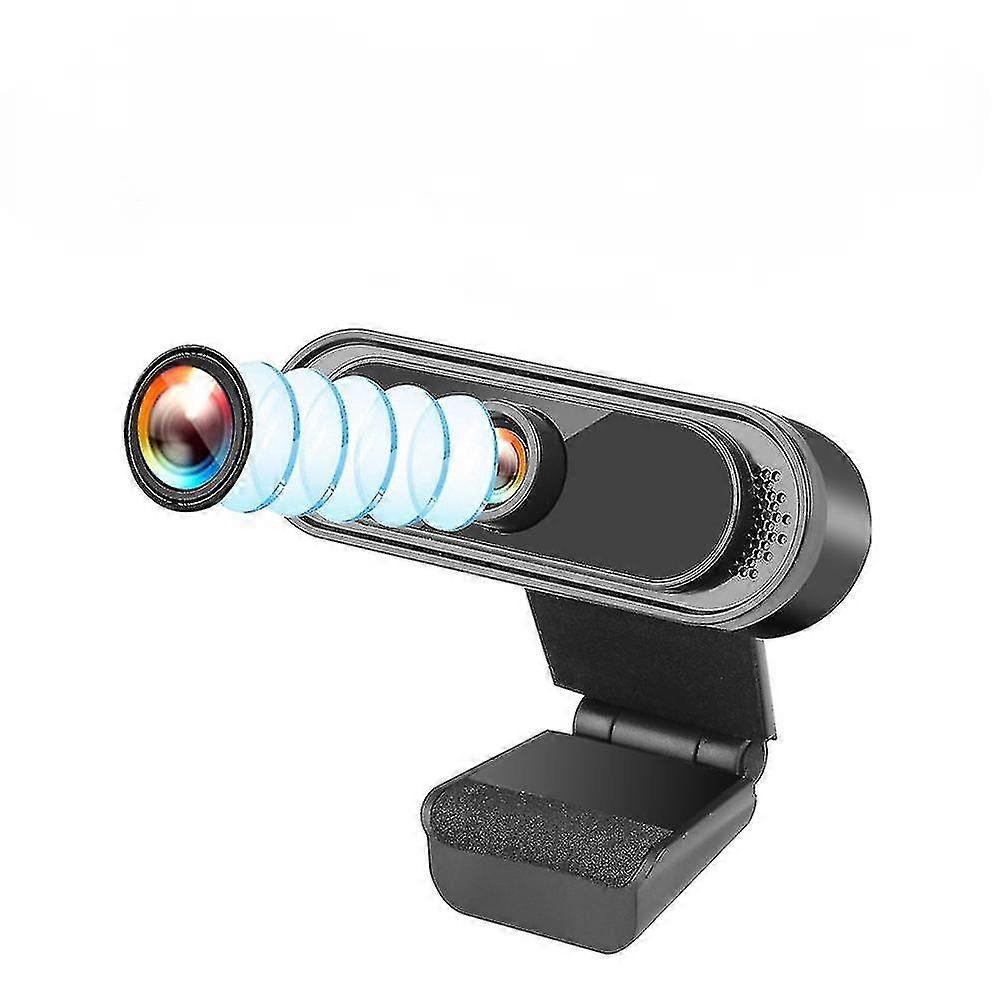 1080p Hd Usb Computer Camera With External Microphone Webcam Pc Gamer Complete For Live Remote Teaching