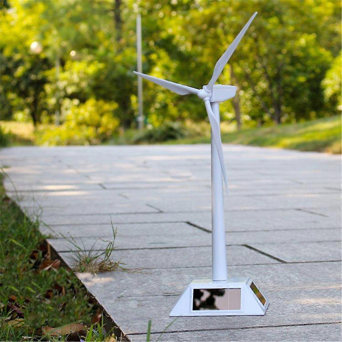 Science Toy Desktop Model Solar Powered Windmills WindTurbine & ABS plastics