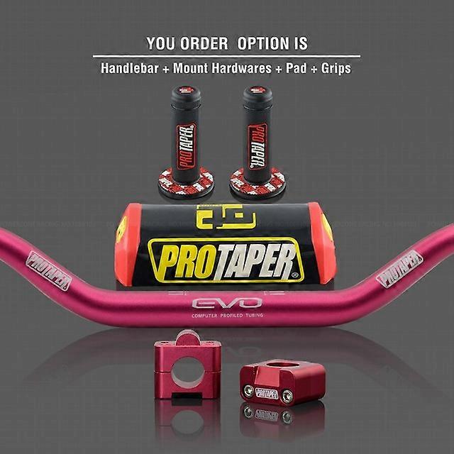 Handlebar For Pro Taper Pack Bar 1-1/8" Classic Handle Dirt Pit Bike Motorcycle With CNC Adapter