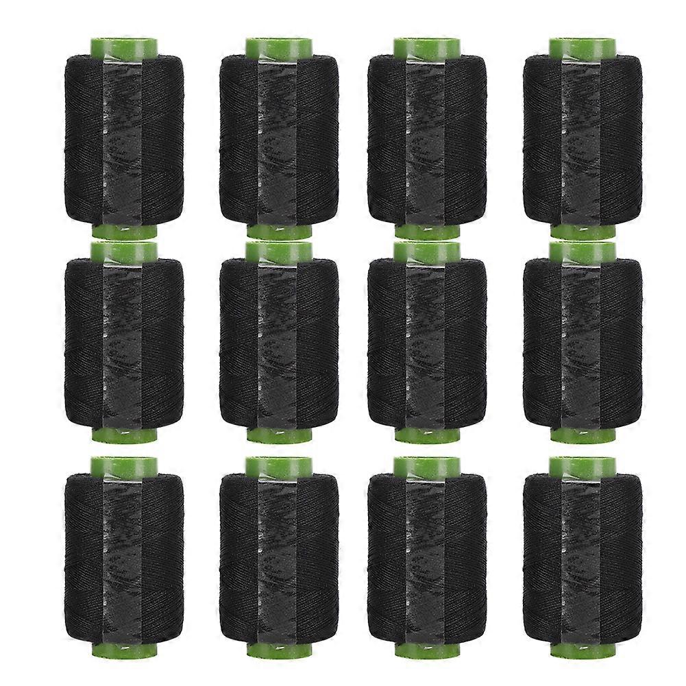 Black Thread Embroidery Polyester Thread Spool for Quilting Stitching Machine Hand Sewing