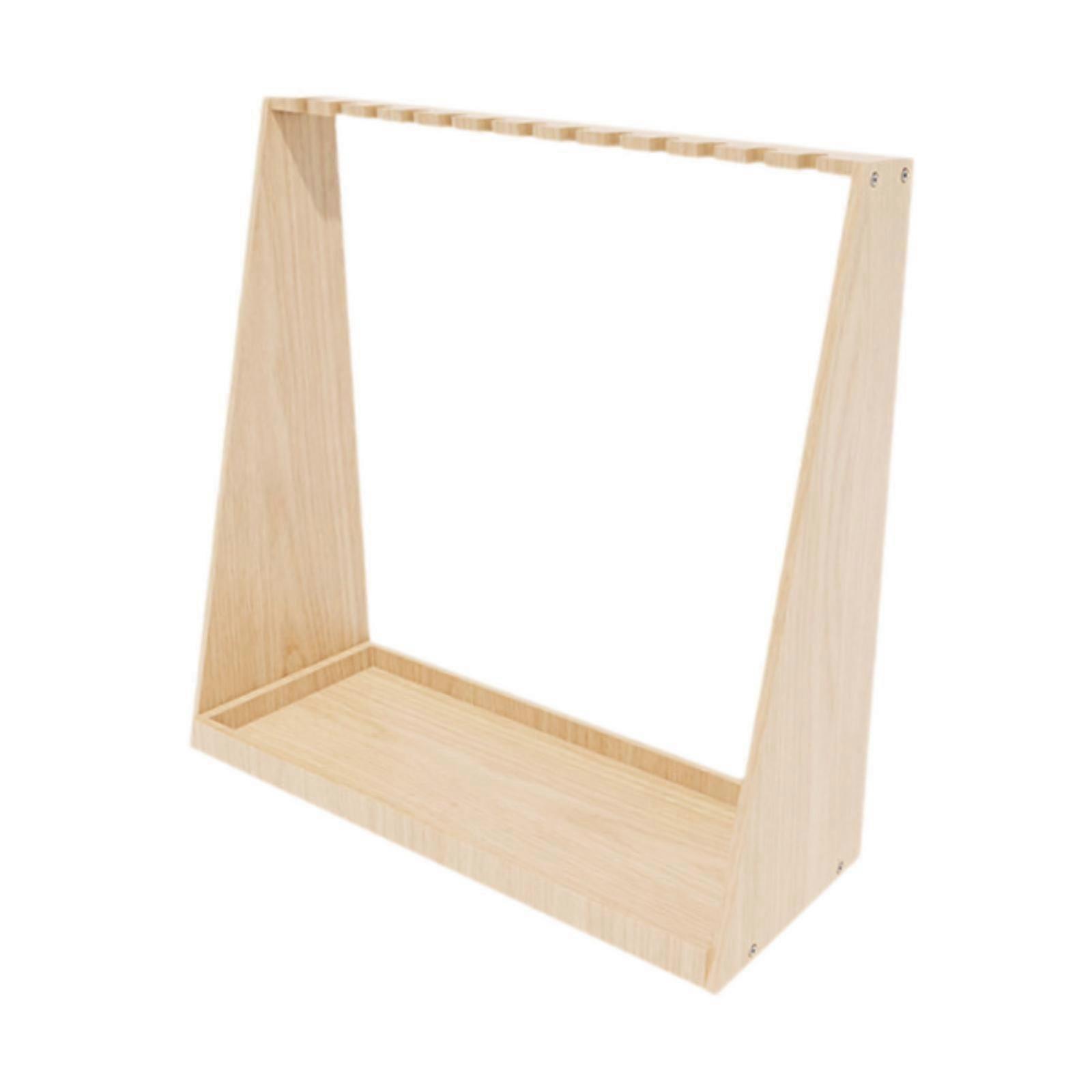 ゴルフクラブ収納ホルダー屋内屋外ホーム用の大型木製ゴルフクラブラック