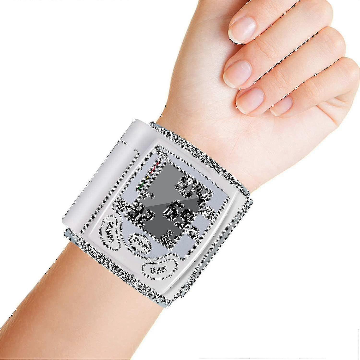 Handgelenk-Blutdruckmessgerät für zu Hause, Pulsfrequenzmesser