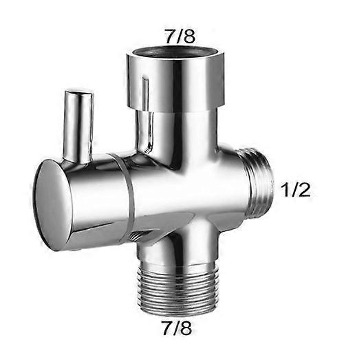 1 PCS of all copper water separator 7/8 American standard water separator one in two quick opening three way valve faucet toilet conversion valve