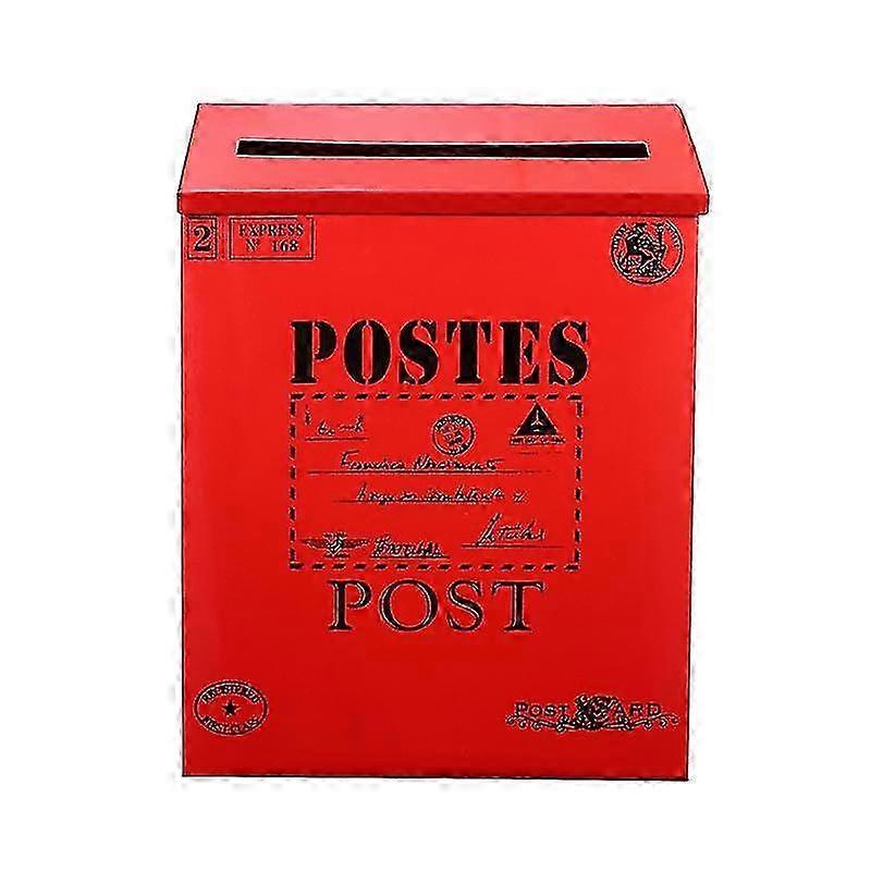1pc Multifunctional Letter Box Durable Post Box Decor Photo Props For Decoration