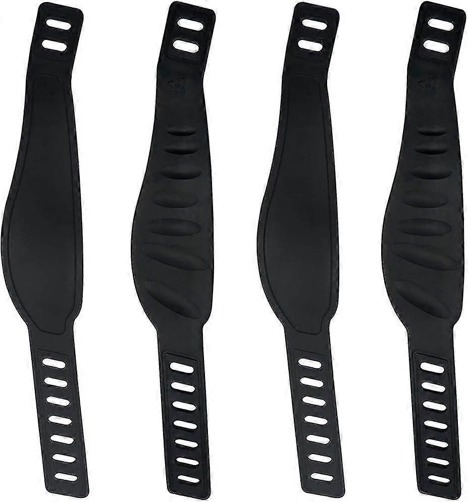 4pcs Exercise Bike Pedal Straps, Adjustable Universal Pedal Strap