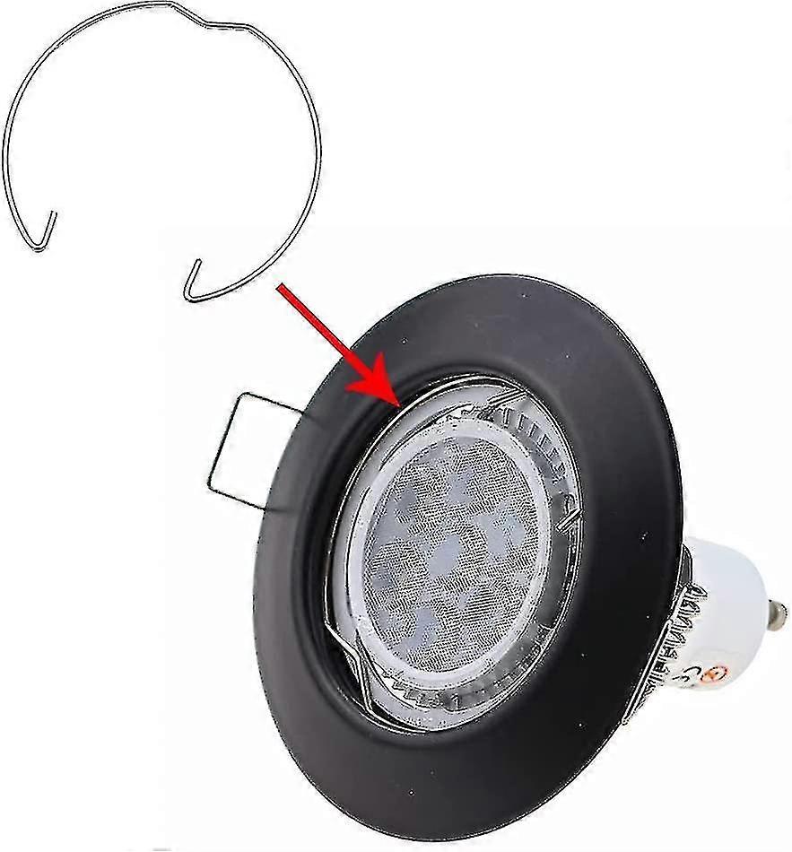 4pcs Retaining Spring Rings Clasp Clips & Led Bulb Holders