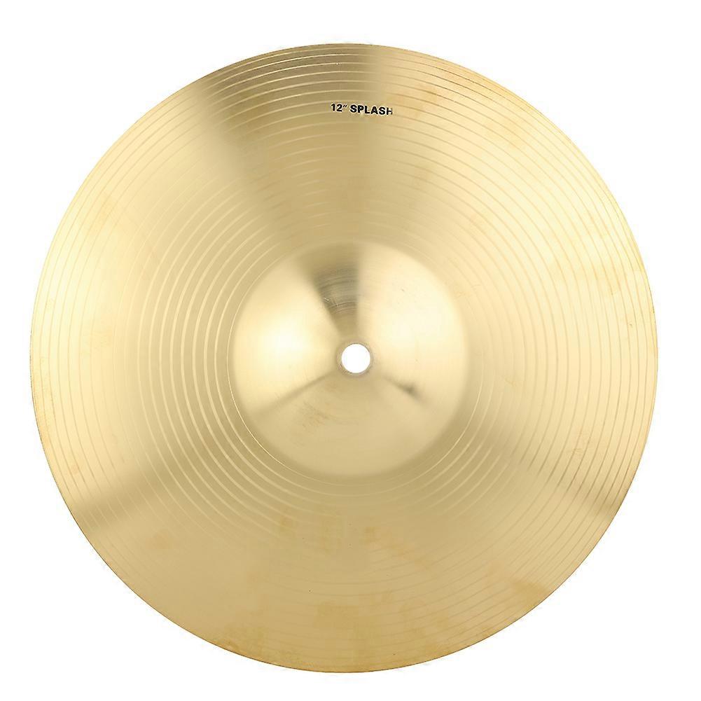 IRIN 12in Durable Brass Cymbal Musical Instrument Accessory compatible Drum Set