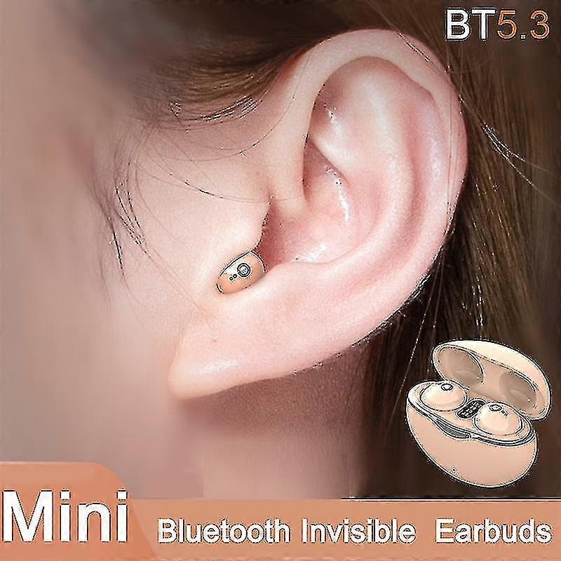 Nová náhlavná súprava A6 Mini Bluetooth 5.3 Neviditeľné slúchadlá Bezdrôtové slúchadlá Tws Redukcia šumu Spánok v ušiach Slúchadlá pre hudbu