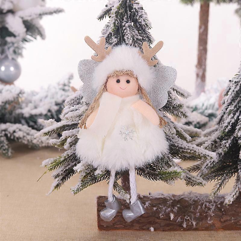 Cute Fabric Ornament Christmas Decoration Hanging for Tree, 4-Inch Size, Soft Material, Colorful Design