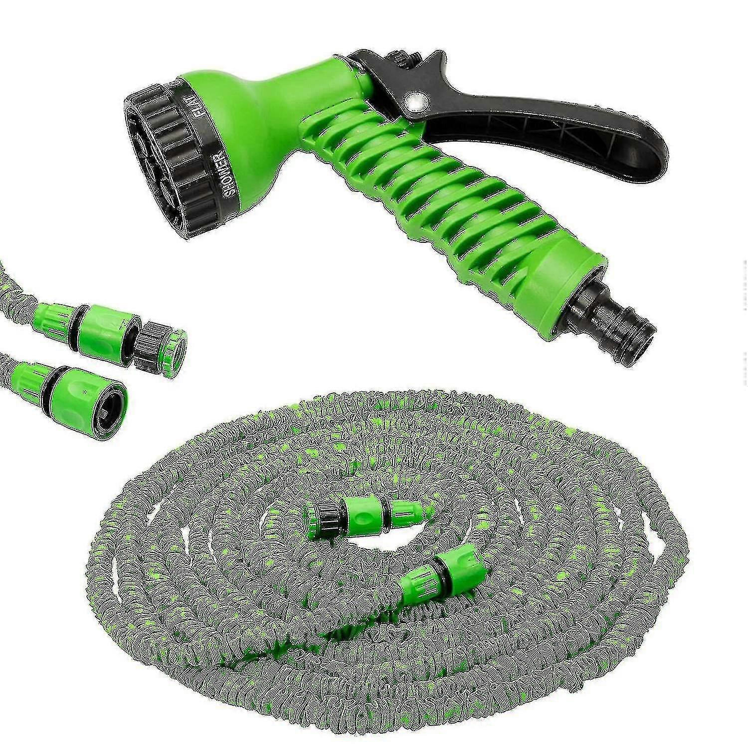 (200ft) Expandable Garden Hose With 7 Functions | Gun