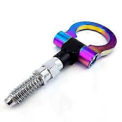 Tuning Monster Aluminum Neo Chrome Euro Janpan Model Car Auto Trailer Hook Eye Tow Towing Racing Front Rear Universal Tow Hook