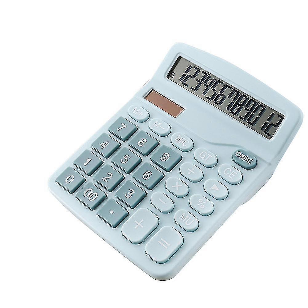 Solar Calculator Standard Function Calculator (blue)