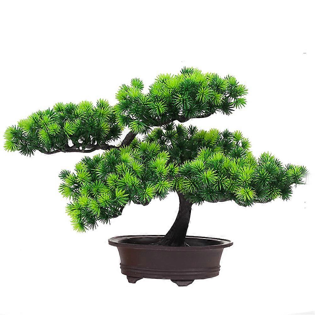 Pine Tree Home Office Simulation Decorative Bonsai Potted Plant Artificial Festival Ornament Lifelike Gift Accessories Simple