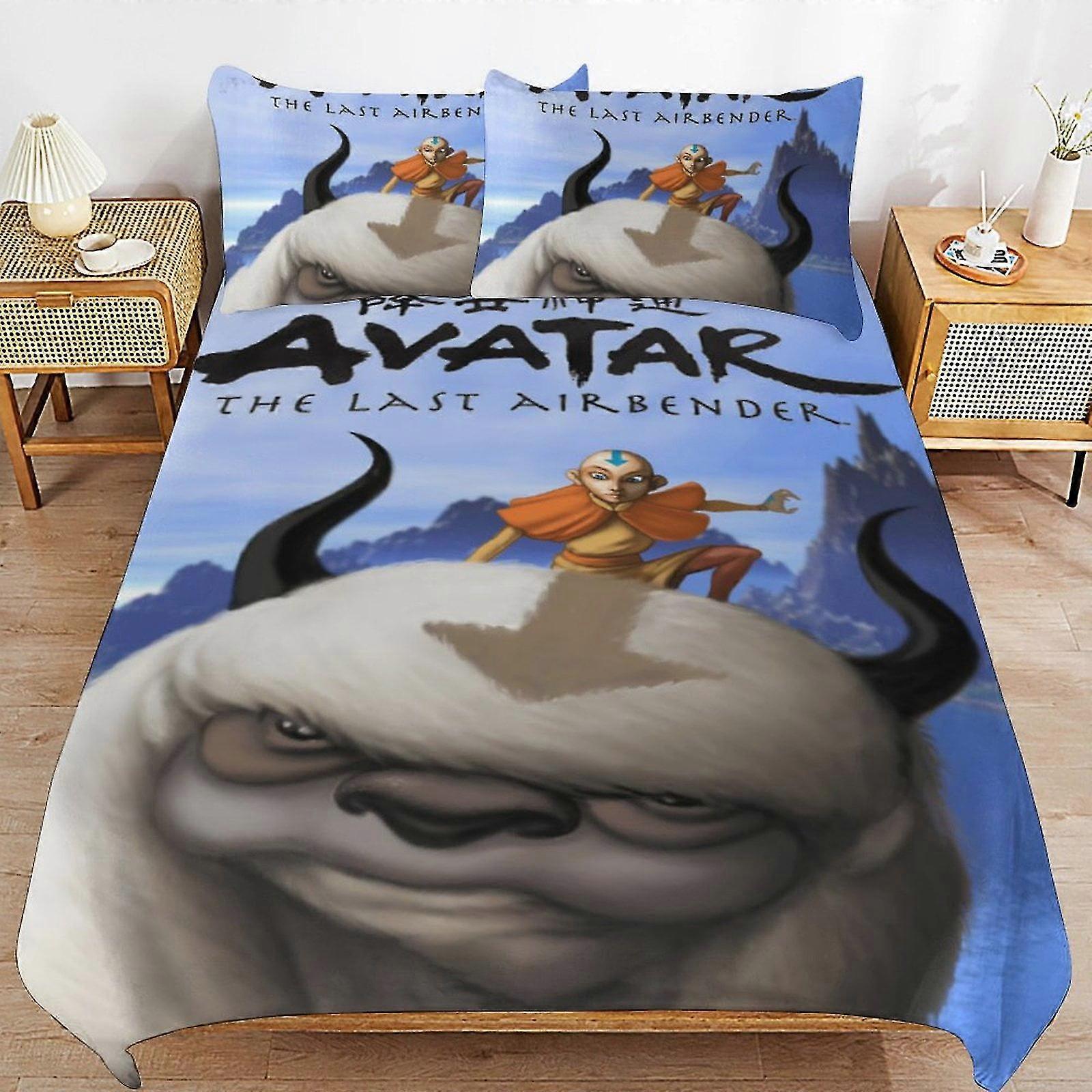 b1809 Lençóis 3 Peças Avatar Avatar O Conjunto de Cama de 3 Peças 1 Capa de Colcha e 2 Fronhas Lençóis gb1809