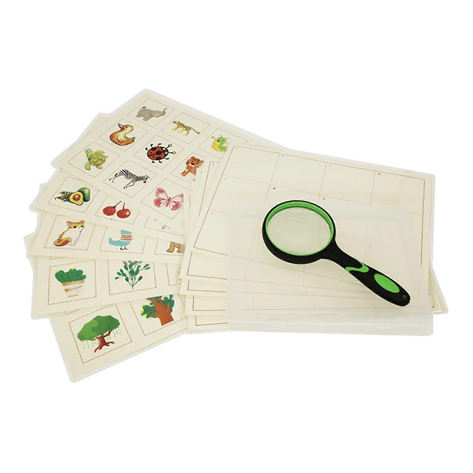 Puzzle Matching Jigsaw Kids Brain Training Portable Game Educational Toys