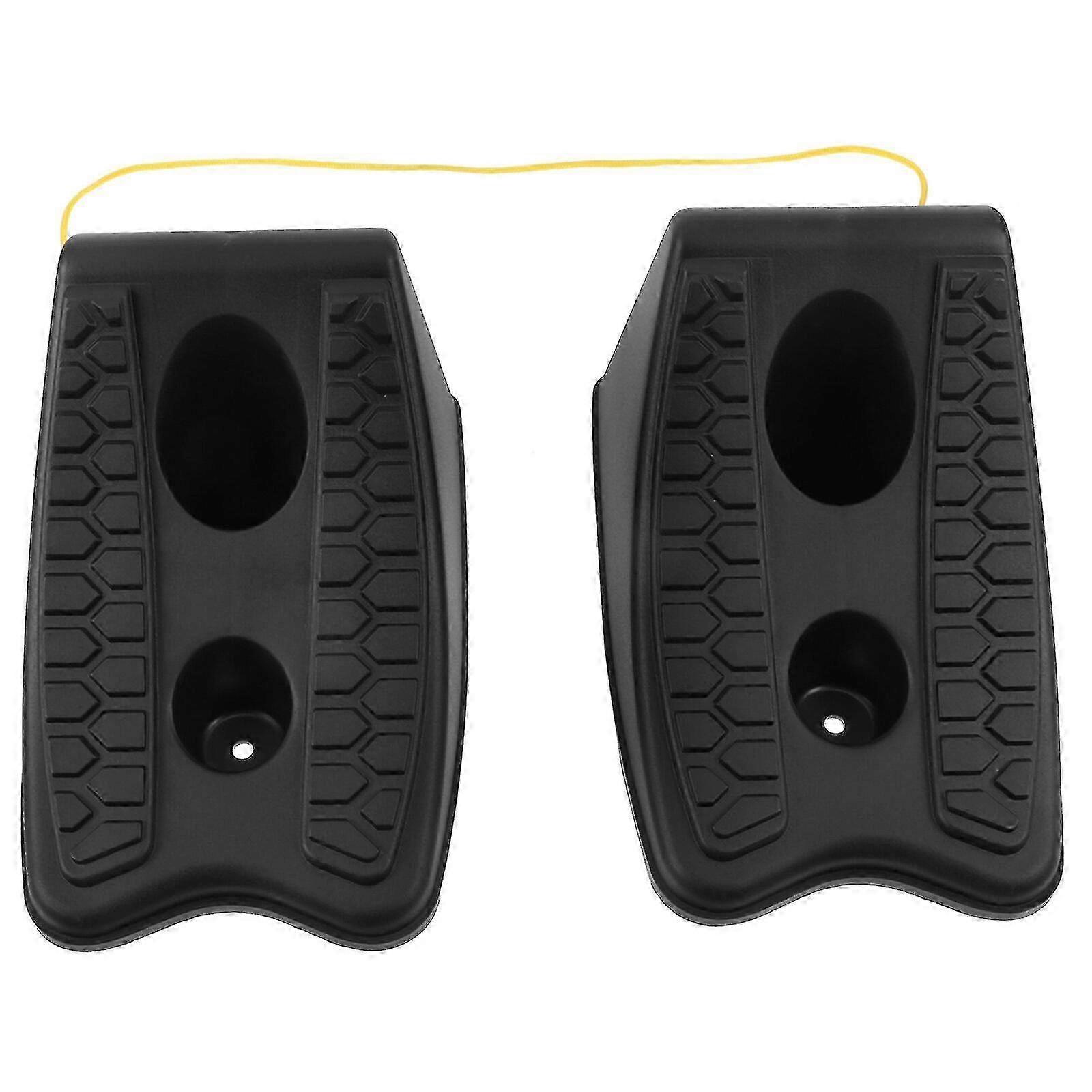 2 stk bilhjul chock kilekjøretøy hjulchocks RV tilhengerhjul chocks for sikkerhet