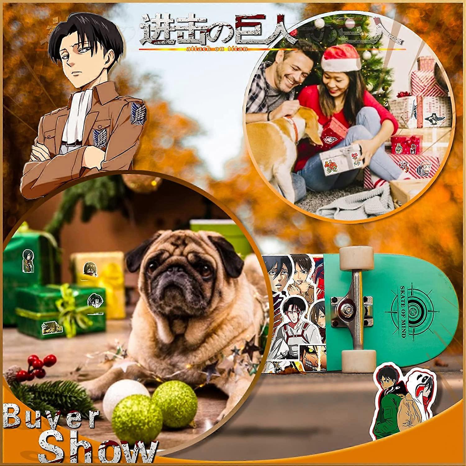 100Pcs Attack on Titan Stickers Latest Anime AOT Sticker Pack Cool ...