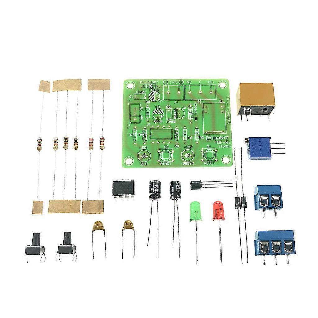 1set Diy Timer Kits Accessories Diy Timer Repair Parts Easy Installation Modulation Electronics Soldering Practice Project