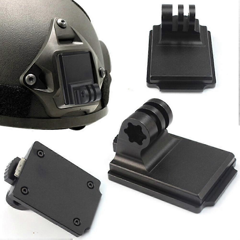 Zk- For Gopro Hero Action Camera Mount Helmet Aluminum Mount Adapter For Gopro 8 7 6 5 4 3 Hunting Military Cs Nvg Mount Bracket