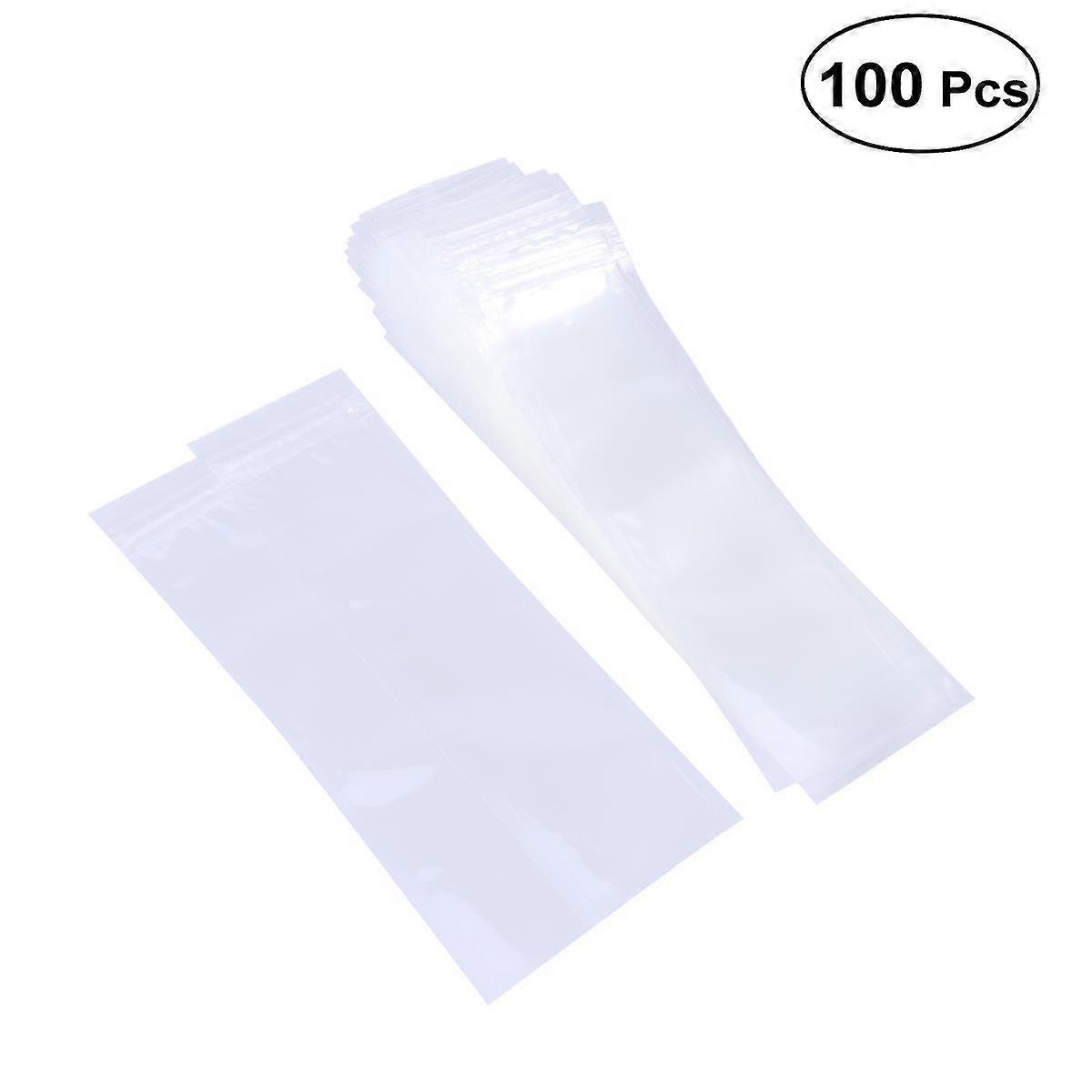 100pcs Popsicle Forme Tasker Engangs Diy Ice Mold Tasker Popsicle Tasker Maker 6 X 22cm