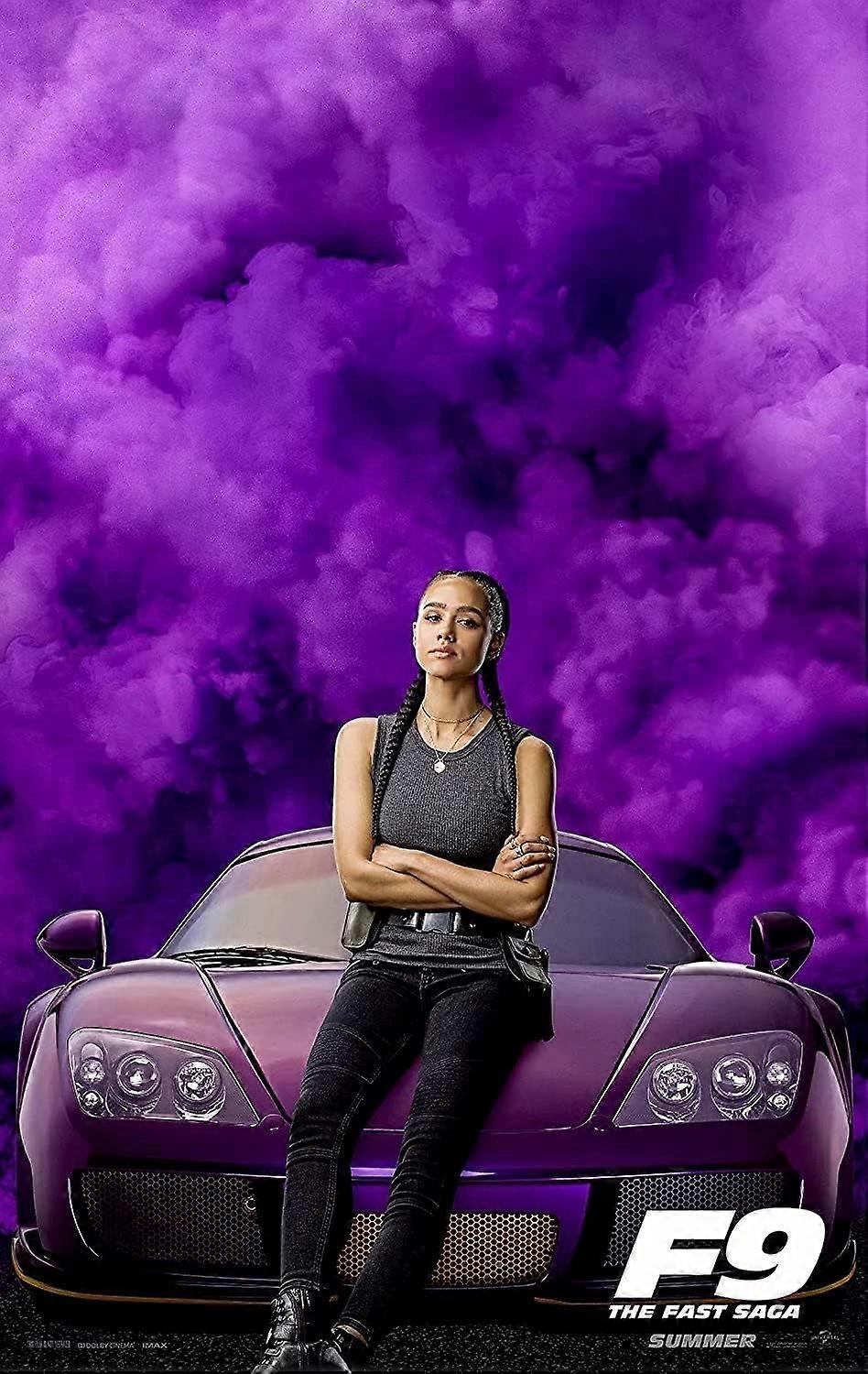 ワイルド・スピード9映画メタルポスターサインガレージバーコーヒーマン洞窟ファンギフトプラーク12x8のためのヴィンテージ壁の装飾