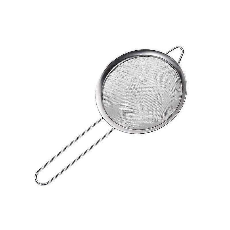 Quality Fine Mesh Strainer, Kitchen Sieve Fine Mesh With Handle, Handheld Strainer For Cooking,kitchen Gadgets(2pcs, Silver)