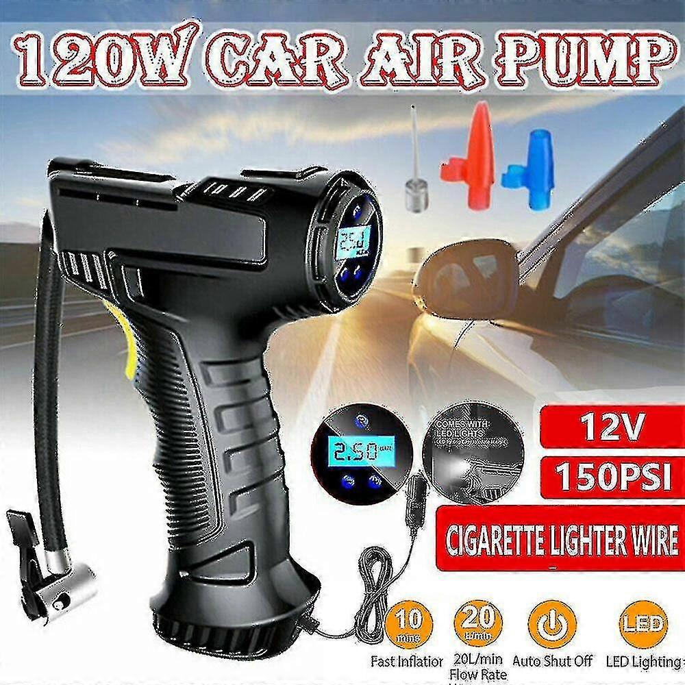 Digitale schnurlose Autoreifen-Inflator-Pumpe Tragbarer 150psi Luftkompressor Led-Licht